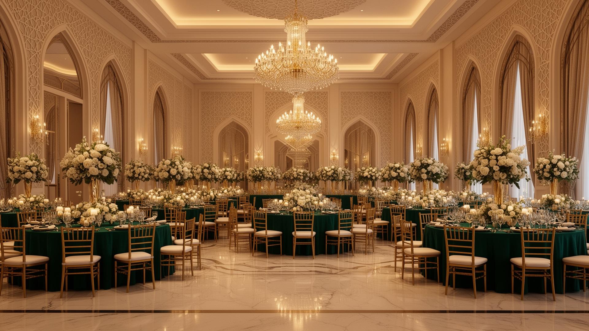 Vision of the refurbished Memon Centre as a five-star wedding and conference venue